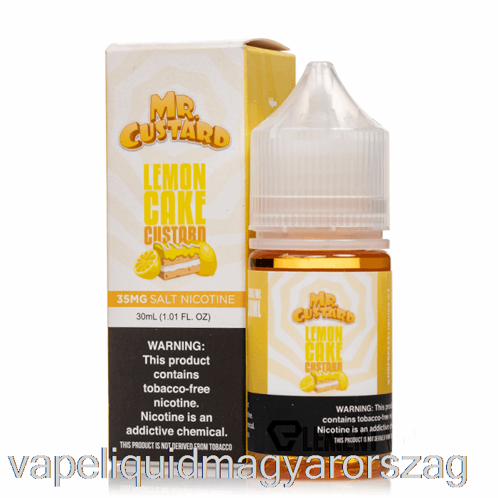 Citromtorta Puding - Mr Pudingos Sók - 30ml 50mg Vape Folyadék